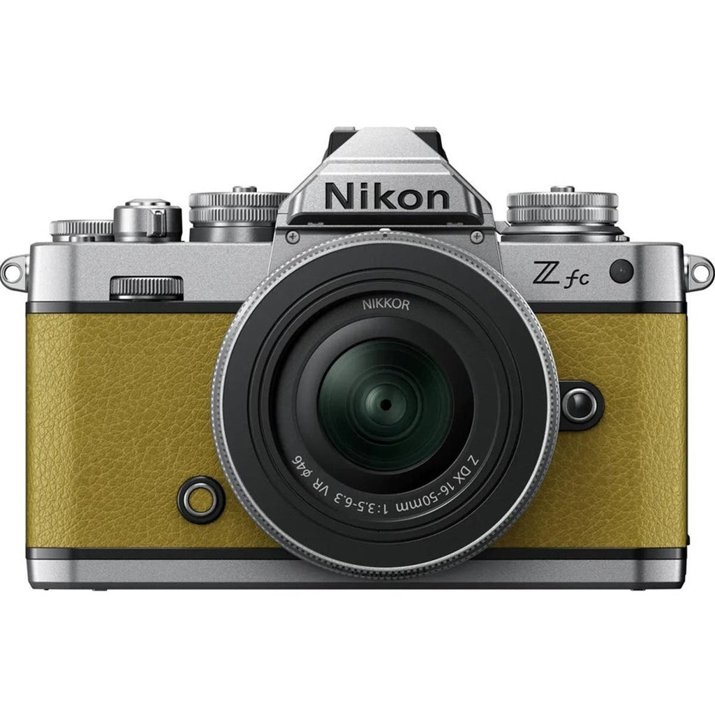 Nikon Z fc Body Mustard Yellow Nikkor Z DX 16-50mm f/3.5-6.3 VR SL Lens Kit
