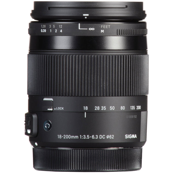 Sigma 18-200mm f/3.5-6.3 DC Macro OS HSM Contemporary Lens for Nikon F
