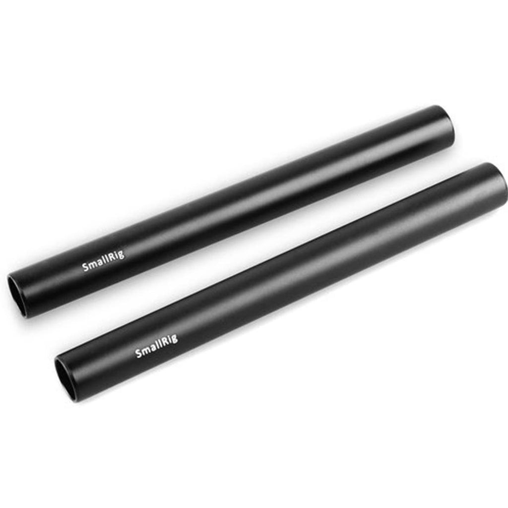 SmallRig 15mm Aluminum Rod (Pair, Black, 6 inch)