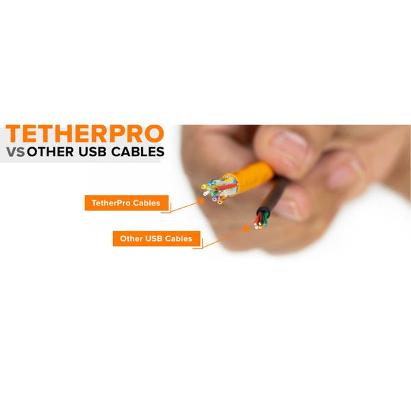 TetherPro HDMI Mini to HDMI 2.0 Black