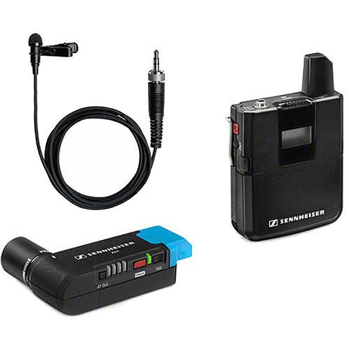 Sennheiser AVX-ME2 SET Digital Camera-Mount Wireless Omni Lavalier Microphone System (1.9 GHz)