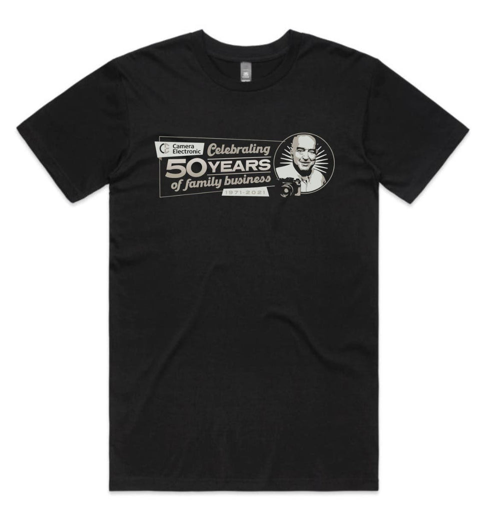 50 Year T-Shirt Black XXL