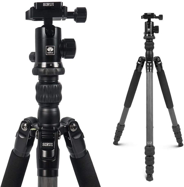 Sirui Traveler 7C Carbon Fibre Tripod with E-10 Ball Head 