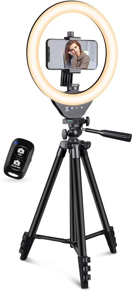 EE 10inch Ring Light with Stand and Mobile Phone Ring Light 