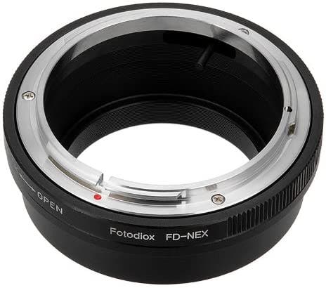 Fotodiox Lens Mount Adapter Canon FD Lens to Sony NEX E-Mount with Aperture Control