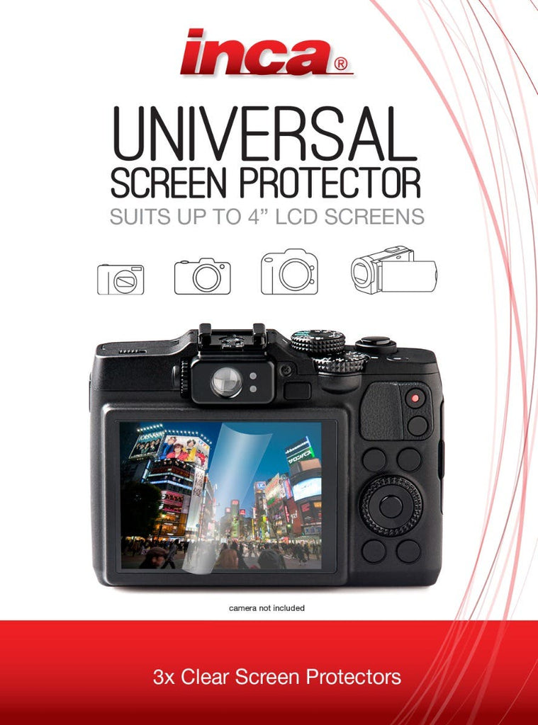 Inca Universal Screen Protector 4-Inches (3 Pack)