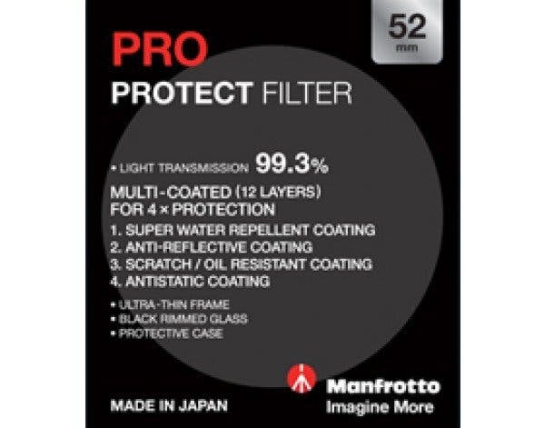 Manfrotto Professional 52mm Protector Filter