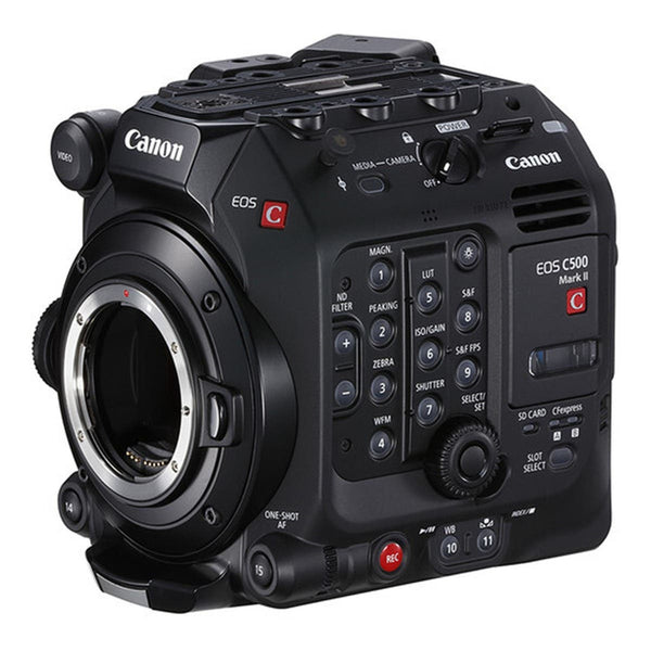 Canon EOS C500 Mark II Cinema Camera with 2x 512 SanDisk CFExpress Cards and Readers