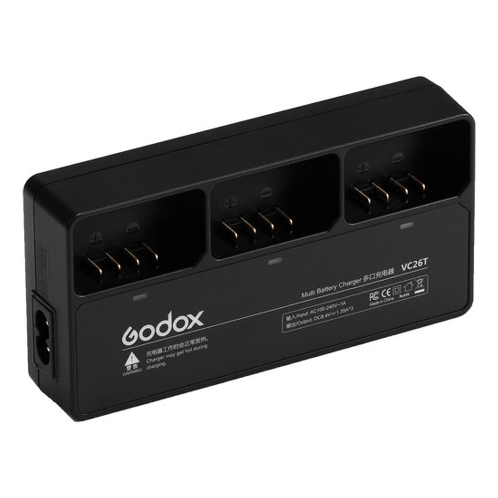 Godox VC26T Multi-Battery Charger for V1