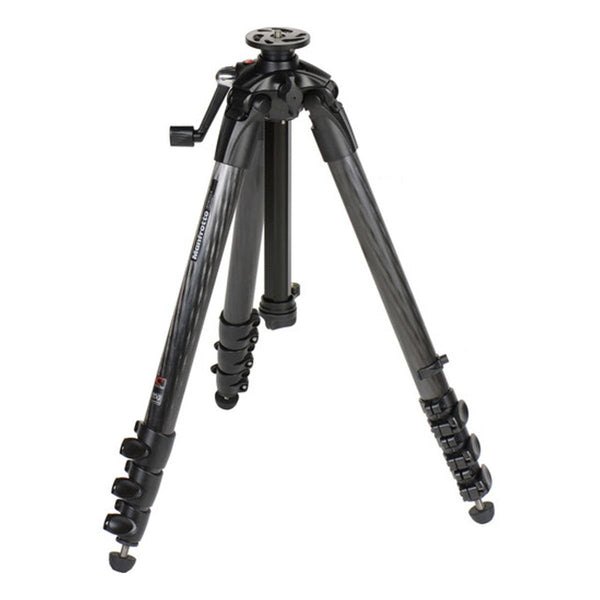 Manfrotto MT057C4-G 057 Carbon Fiber Tripod with Geared Column (MT057C4-G)