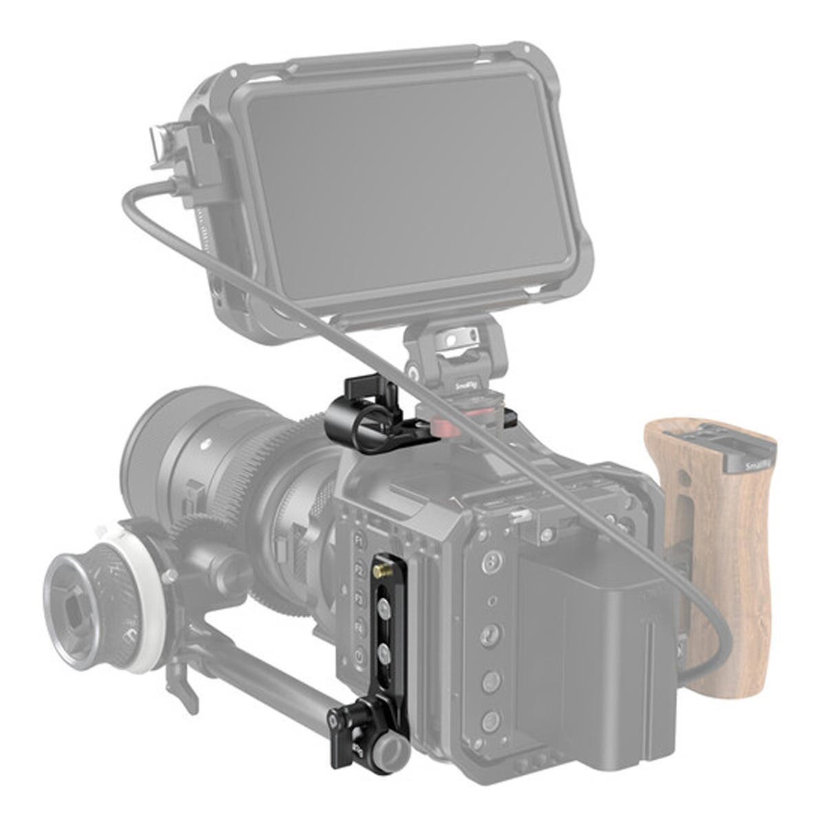 SmallRig 15mm Single Rod Clamp with Integrated NATO Rail – Camera ...
