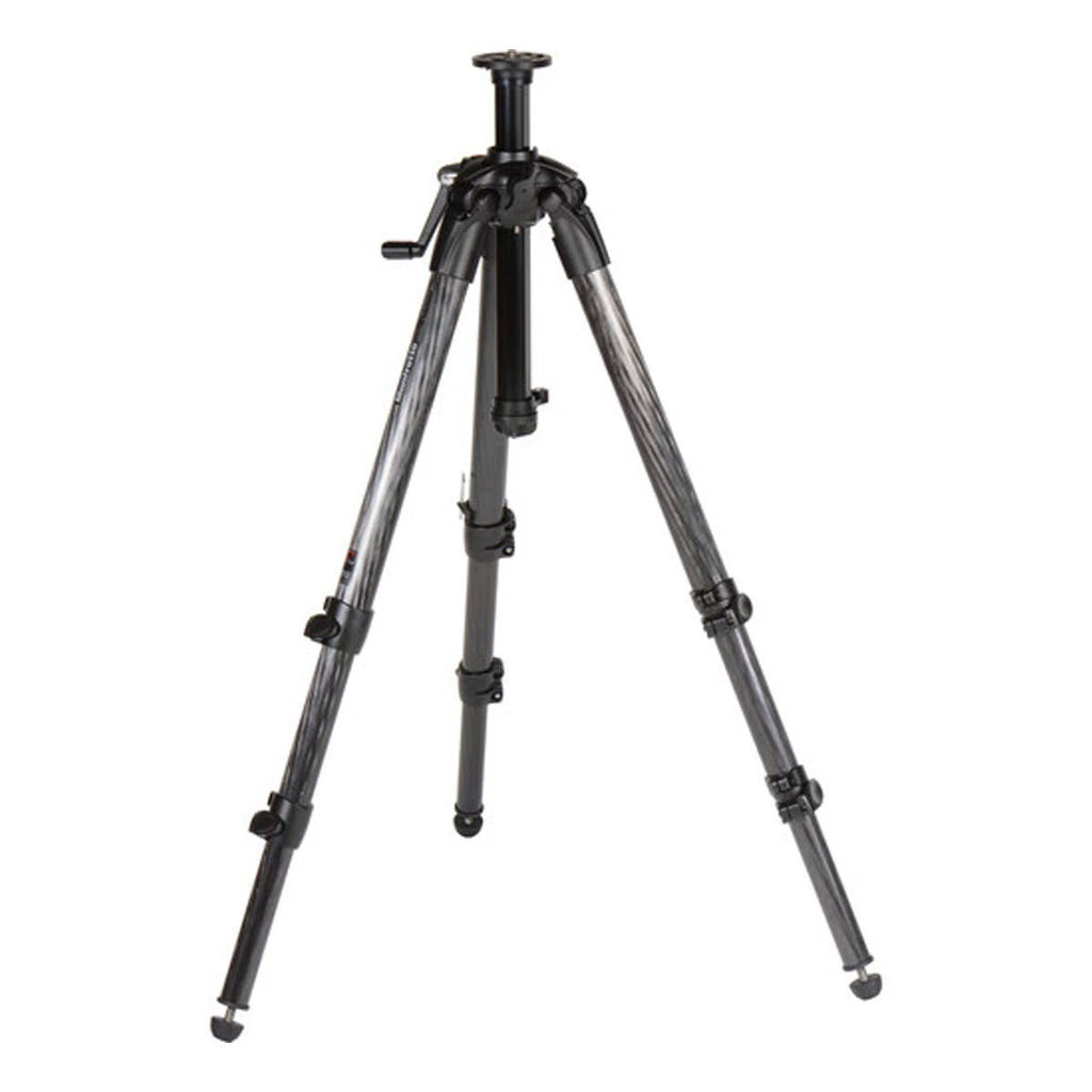 Manfrotto MT057C3-G 057 Carbon Fiber Tripod with Geared Center Column (MT057C3-G)