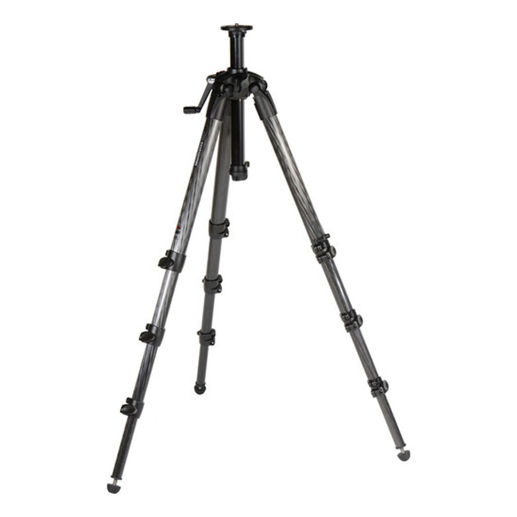 Manfrotto MT057C4-G 057 Carbon Fiber Tripod with Geared Column (MT057C4-G)