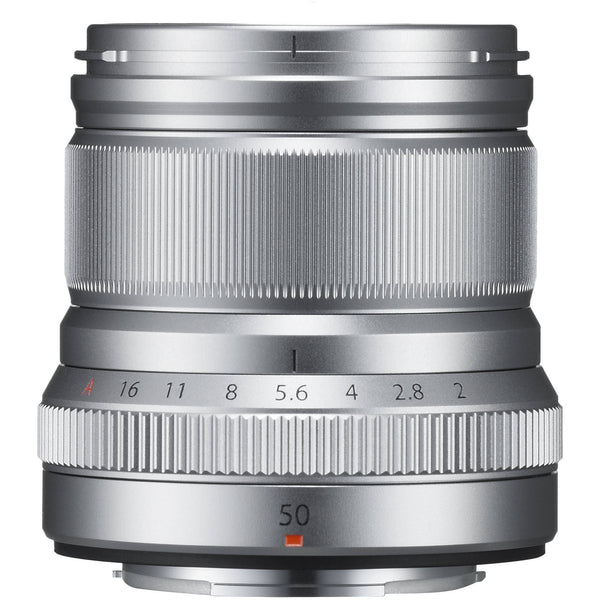 FUJIFILM XF 50mm f/2 R WR Lens (Silver)