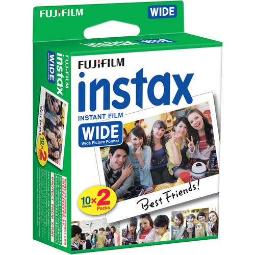 FUJIFILM instax Film Wide for 210/300 Wide (20 Pack)