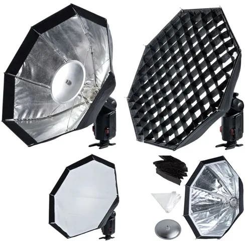 Godox AD200/360 Umbrella Style Grided Softbox 48cm 