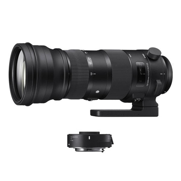 Sigma 150-600mm f/5-6.3 DG OS HSM Sport Lens and TC-1401 Converter for Nikon