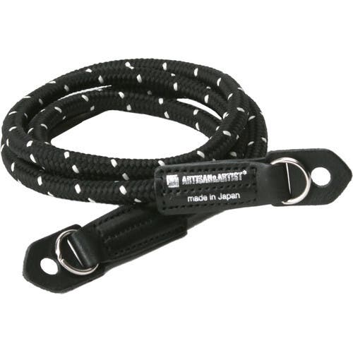 Artisan & Artist ACAM-706 Pin-Dot Cord Strap (Black)