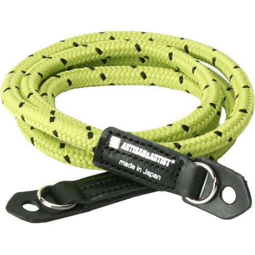 Artisan & Artist ACAM-706 Pin-Dot Cord Strap (Yellow/Green)