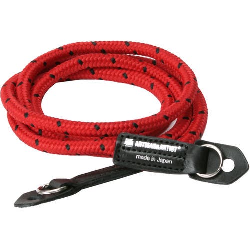 Artisan & Artist ACAM-706 Pin-Dot Cord Strap (Red)