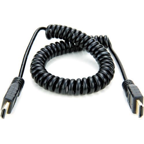 Atomos Full HDMI to Full HDMI Coiled Cable 19.7 to 25.6 inch