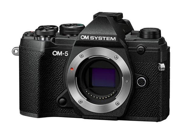OM System OM-5 Mirrorless Camera (Black, Body Only)