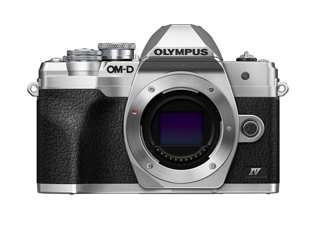 Olympus OM-D E-M10 Mark IV Mirrorless Compact Pro Camera Body Silver