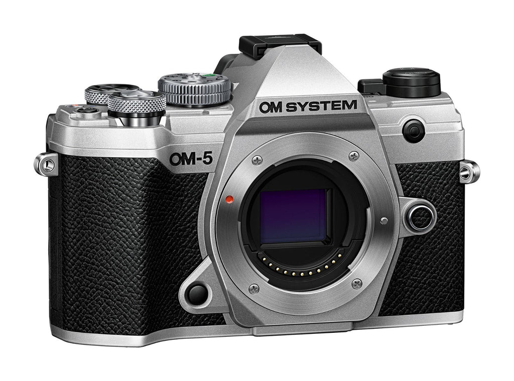 OM System OM-5 Mirrorless Camera (Silver, Body Only)