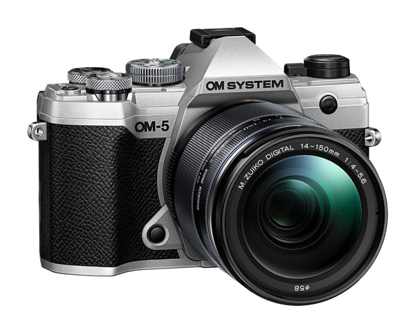 OM System OM-5 Mirrorless Camera with M.Zuiko ED 14-150mm Lens Kit (Silver)