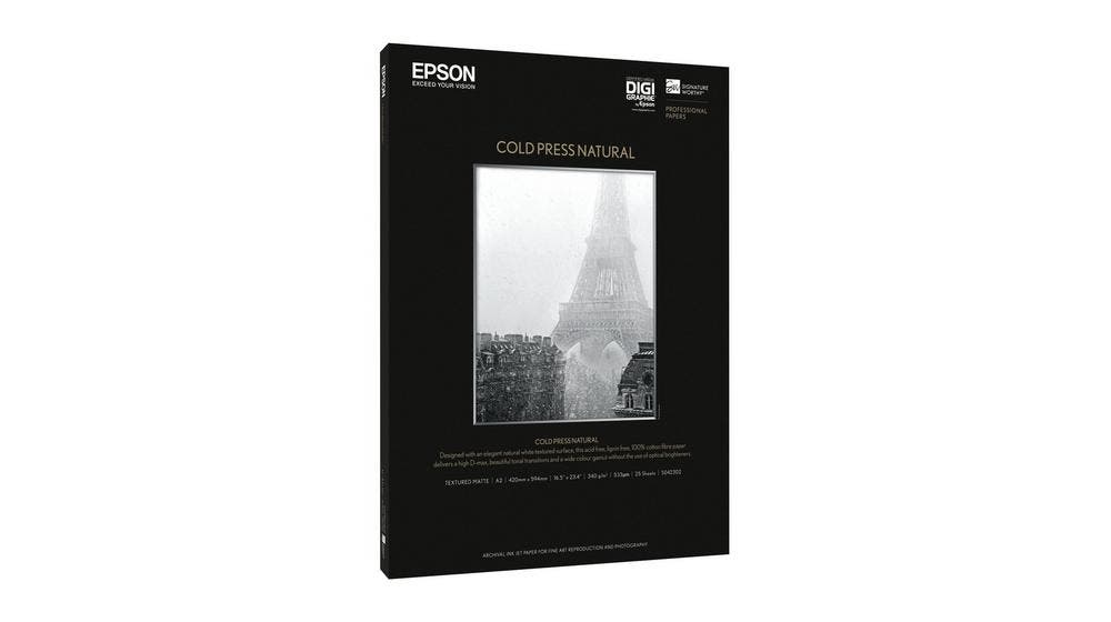 Epson A3+ Cold Press Bright 340gsm 