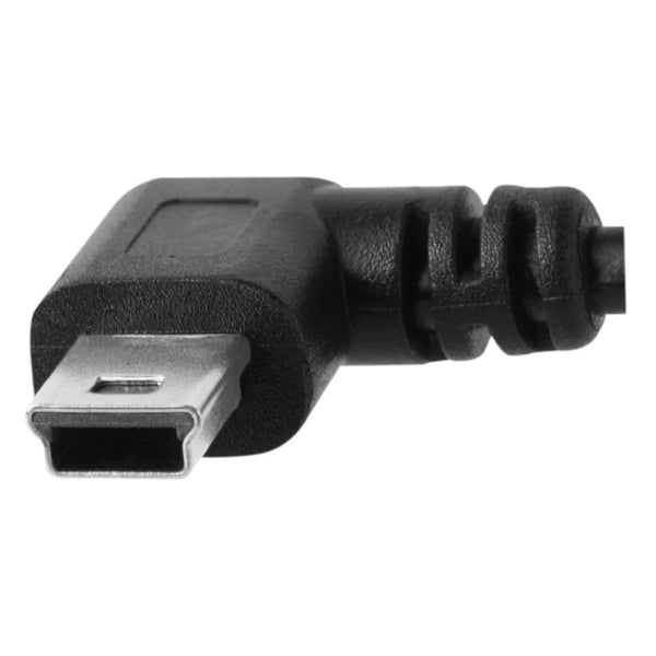 TetherPro USB 2 Mini-B Right Angle Adapter 30cm (Black)