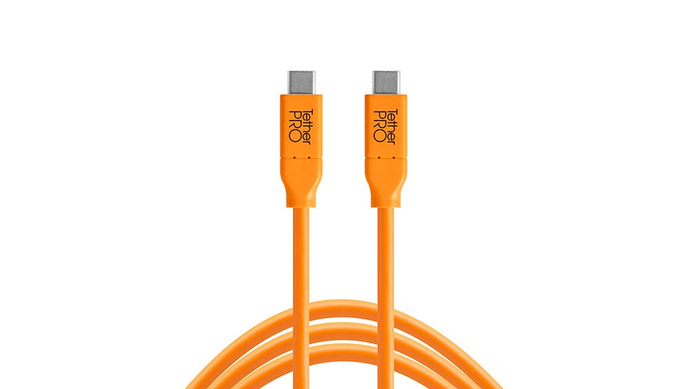 Tether Tools TetherPro USB-C to USB-C Cable (4.6 Metres, Orange)