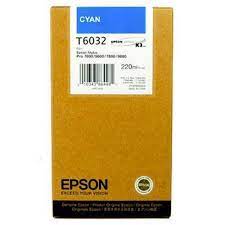 Epson T6032 Cyan UltraChrome K3 Ink Cartridge (220 ml)