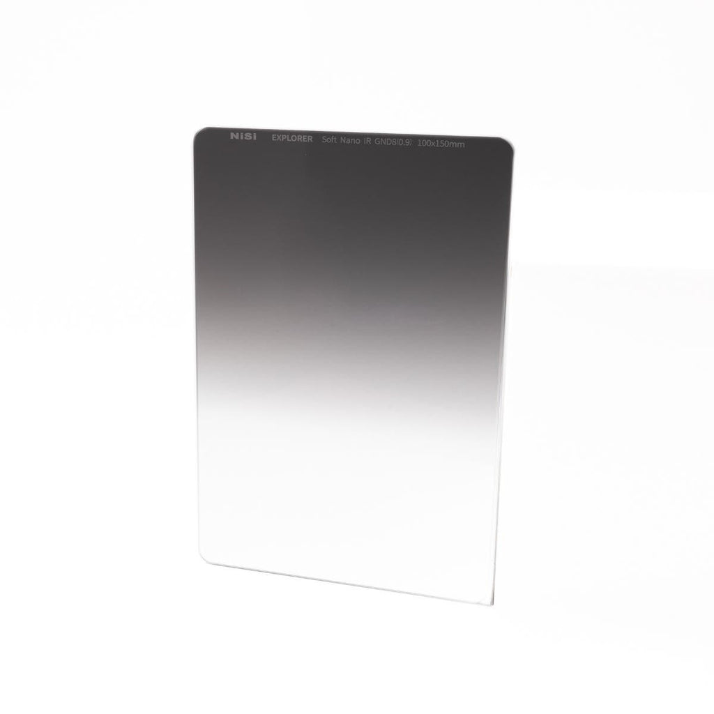 NiSi Explorer Collection 100x150mm Nano IR Soft Graduated Neutral Density Filter GND8 (0.9) 3 Stop