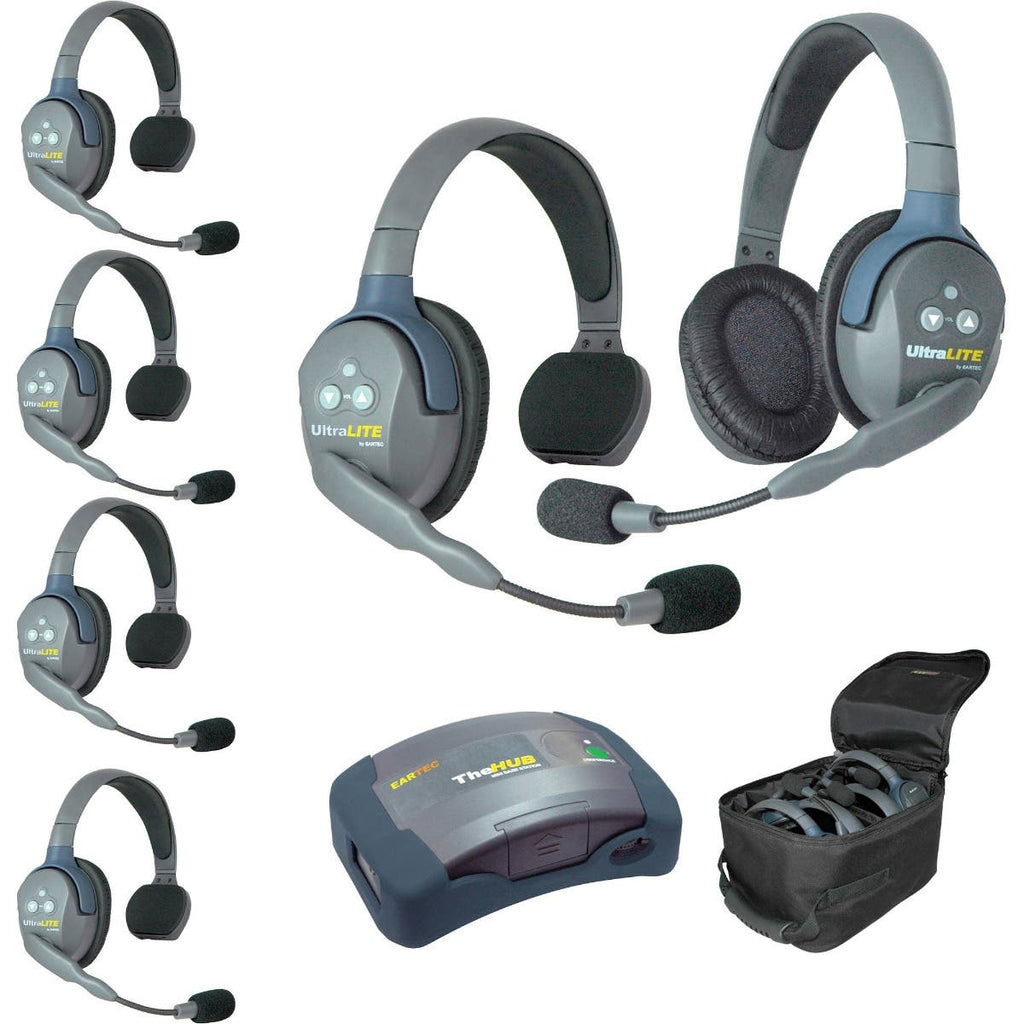 Eartec HUB651 UltraLITE 6 Person HUB Intercom System Camera
