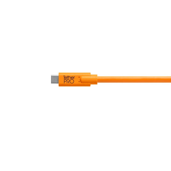 TetherPro USB-C to USB-A Female Adapter Extension 4.6m (Orange)