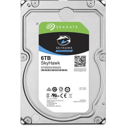 Seagate 6TB SkyHawk SATA III 3.5 inch Internal Surveillance Hard Drive