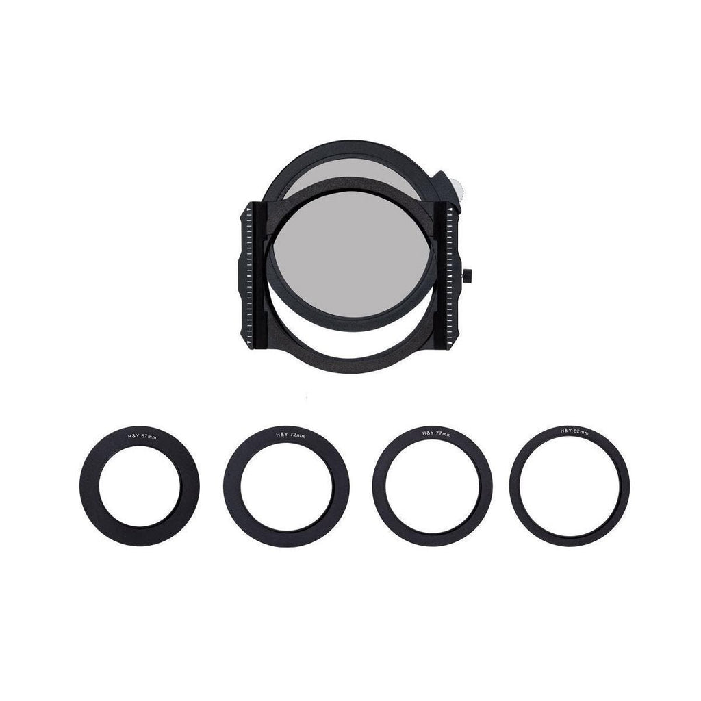 H&Y 100mm K-Series Filter Holder Kit, Includes Drop-in 95mm HD MRC Circular Polarizing Filter