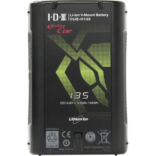 IDX 134Wh Li-ion V-Mount Battery with 1x D-Tap 