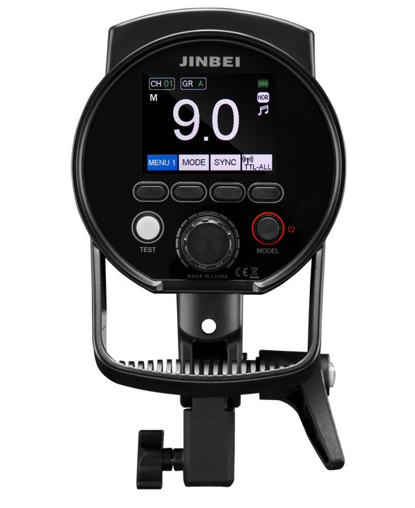 Jinbei HD610PRO TTL Battery Flash 600ws with HSS and Fast flash duration.