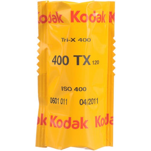 Kodak Professional Tri-X 400 Black & White Negative Film (120 Roll Film)