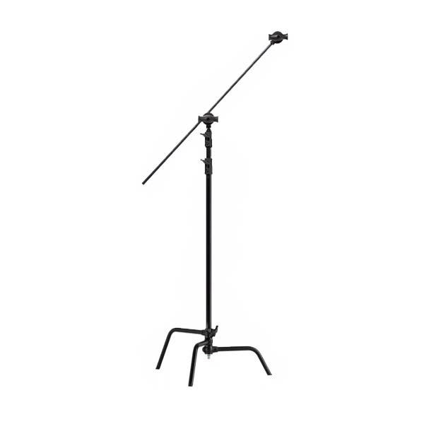 Kupo CS-40MKB 40 inches Black Sliding Leg C-Stand Kit with Grip Head and Arm