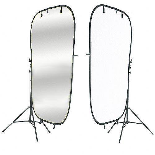Lastolite 4 x 6ft Collapsible Reflector Oval (Silver & White)