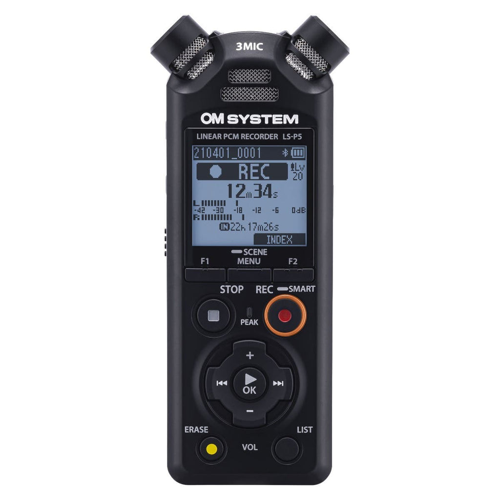 OM System LS-P5 All-In-One High-Resolution Linear PCM Recorder
