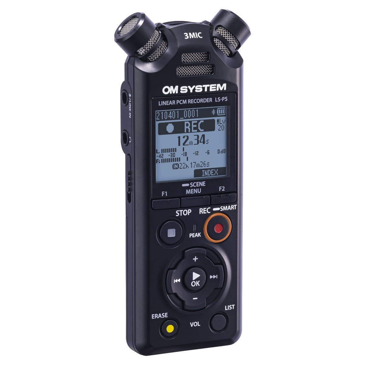 OM System LS-P5 All-In-One High-Resolution Linear PCM Recorder – Camera ...