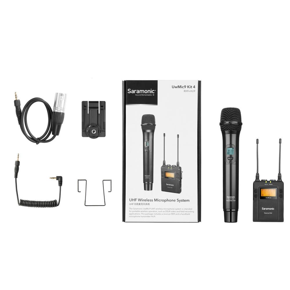 Saramonic UWMIC9 1x HU9 1x RX9 UHF Wireless Handheld Microphone System