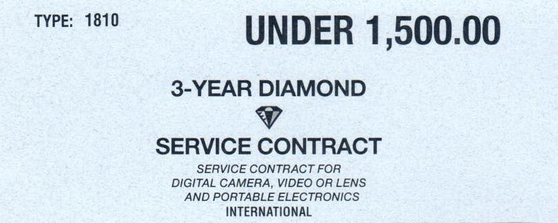 Mack 3-Year Extended Diamond Warranty - Under $1500