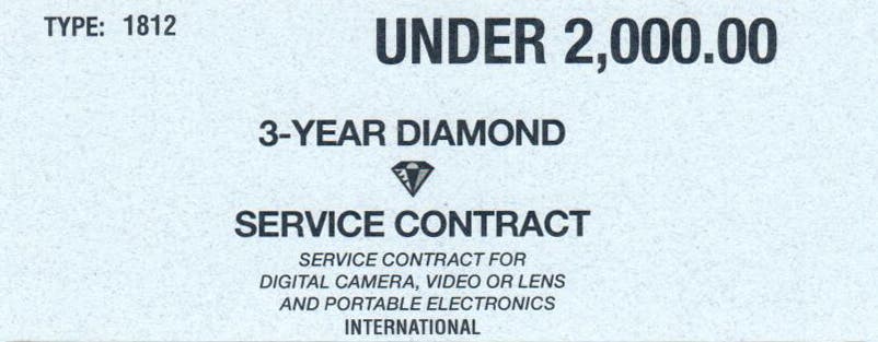 Mack 3-Year Extended Diamond Warranty - Under $2000