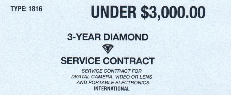 Mack 3-Year Extended Diamond Warranty - Under $3000