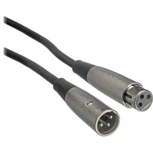 Hosa Technology 3-Pin XLR Male to 3-Pin XLR Female Balanced Microphone Cable 10ft